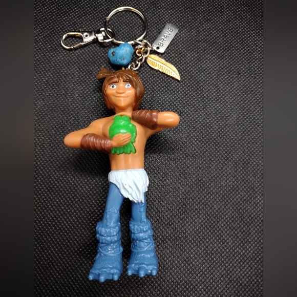 ⭐ The Croods New Age Guy 4" Light Up Reinspired Keychain With Working Light - Picture 1 of 6